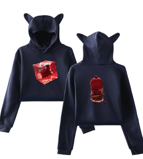 Ateez Cropped Hoodie #2