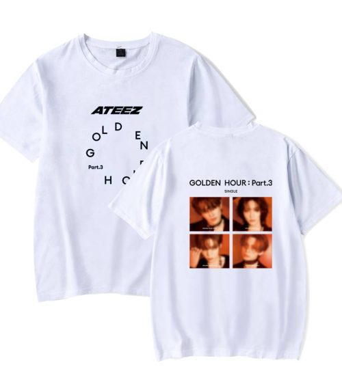 Ateez T-Shirt where fandom imagery is visible