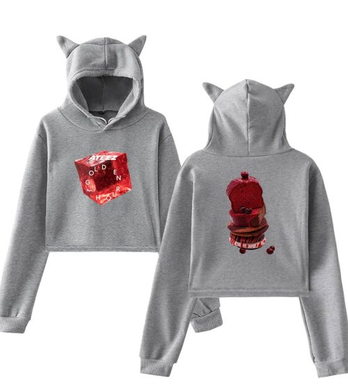 Ateez Golden Hour Part 3 Cropped Hoodie