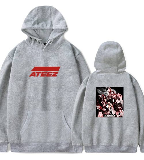 Ateez Self Titled Collage Hoodie