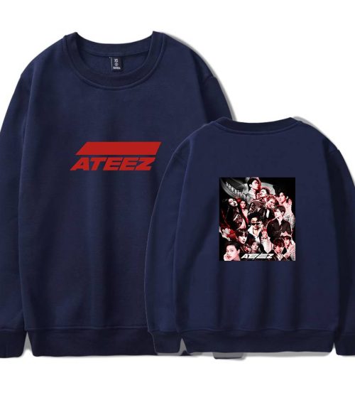 ateez Self Titled Collage Sweatshirt