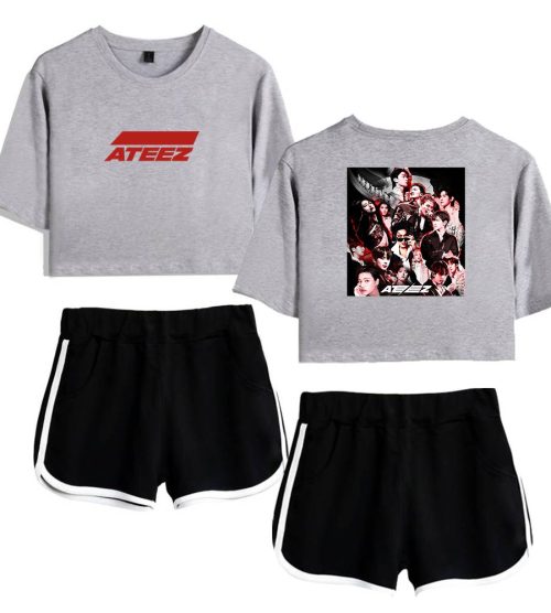 ateez Self Titled Collage Tracksuit